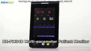 BR-PM04B Patiëntenmonitor met meerdere parameters