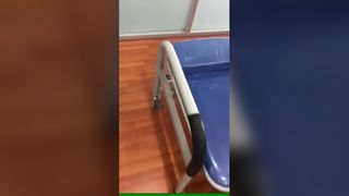 Gepoedercoate begeleidersstoel