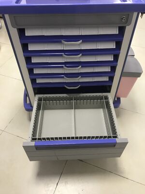 Hospital Nursing Cart ABS Medicine Trolley