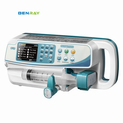 Hoge Precisie Draagbare Medische Spuit Infusiepomp Auto Spuitherkenning Stapelbaar Klinisch Infusiemateriaal met Audio Visueel Alarm