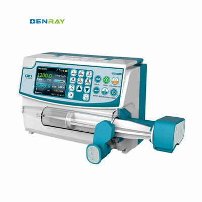 Hoge Precisie Draagbare Medische Spuit Infusiepomp Auto Spuitherkenning Stapelbaar Klinisch Infusiemateriaal met Audio Visueel Alarm
