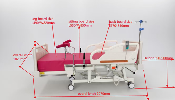 Ziekenhuiskliniek Gynecologie Verloskunde Elektrische bevalling Operatietafel Bed